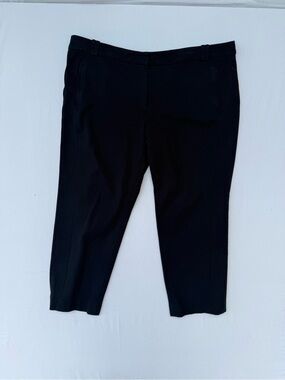 Ann Taylor LOFT Classic Black Cropped Dress Pants